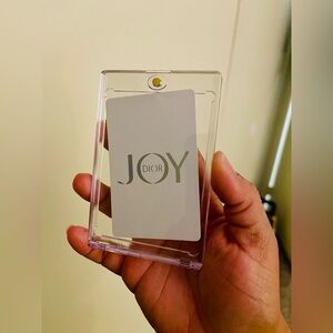 Dior JOY 6 of clubs holographic playing card